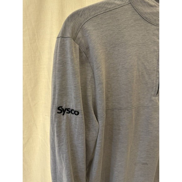 BLACK CLOVER Men’s Medium 1/4 Zip Dri Balance Vivid Luck Performance Shirt Gray - Picture 4 of 12